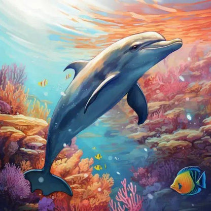 Dolphin | Diamond Painting