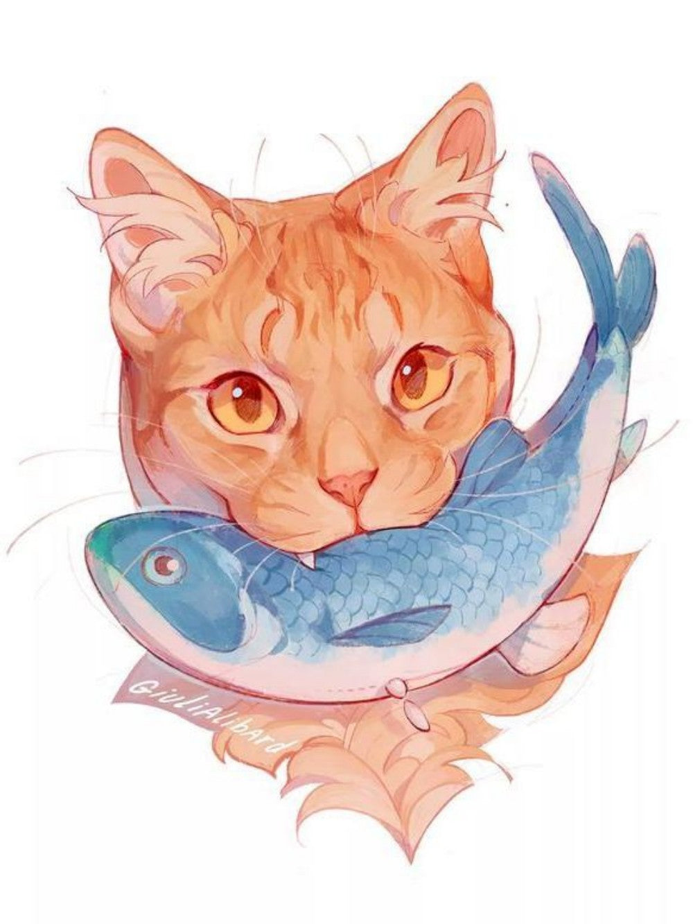 Cat Fish | Diamond Painting