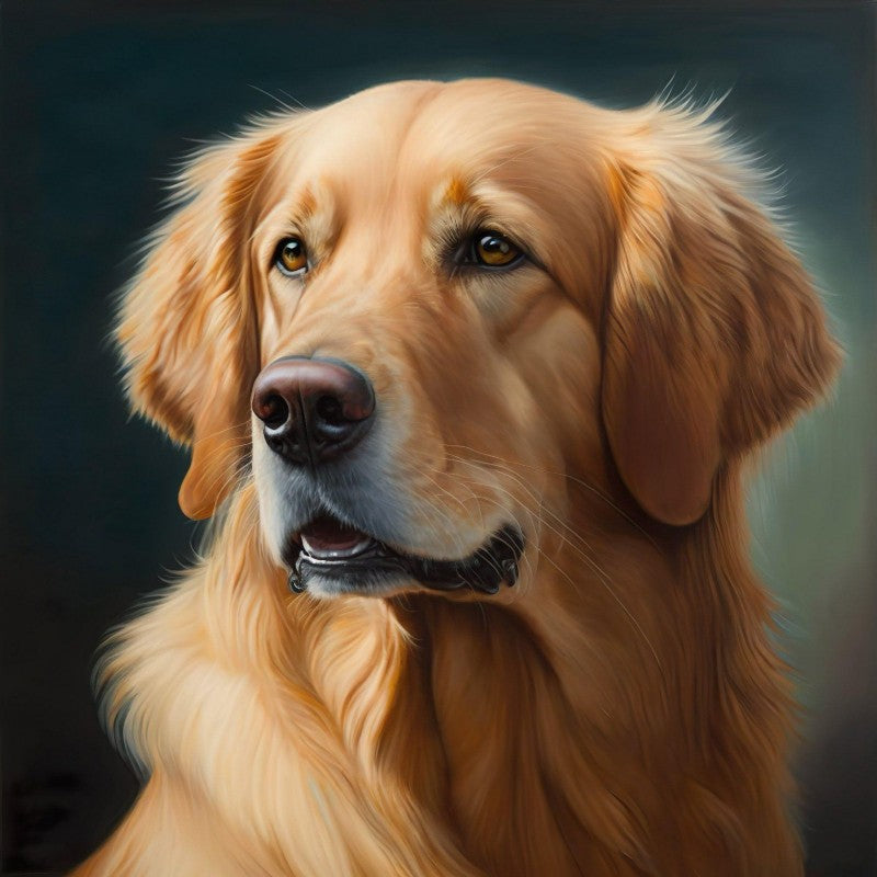 Yellow Labrador Dog | Diamond Painting