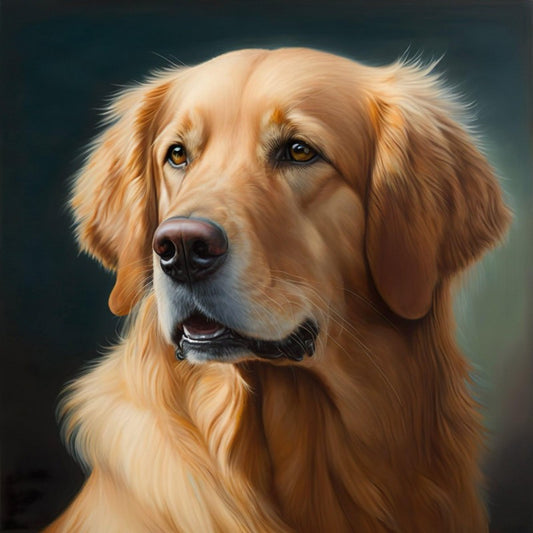 Yellow Labrador Dog | Diamond Painting
