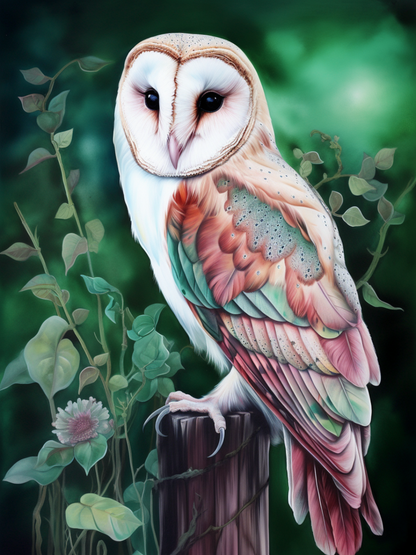 Barn Owl | Diamond Painting