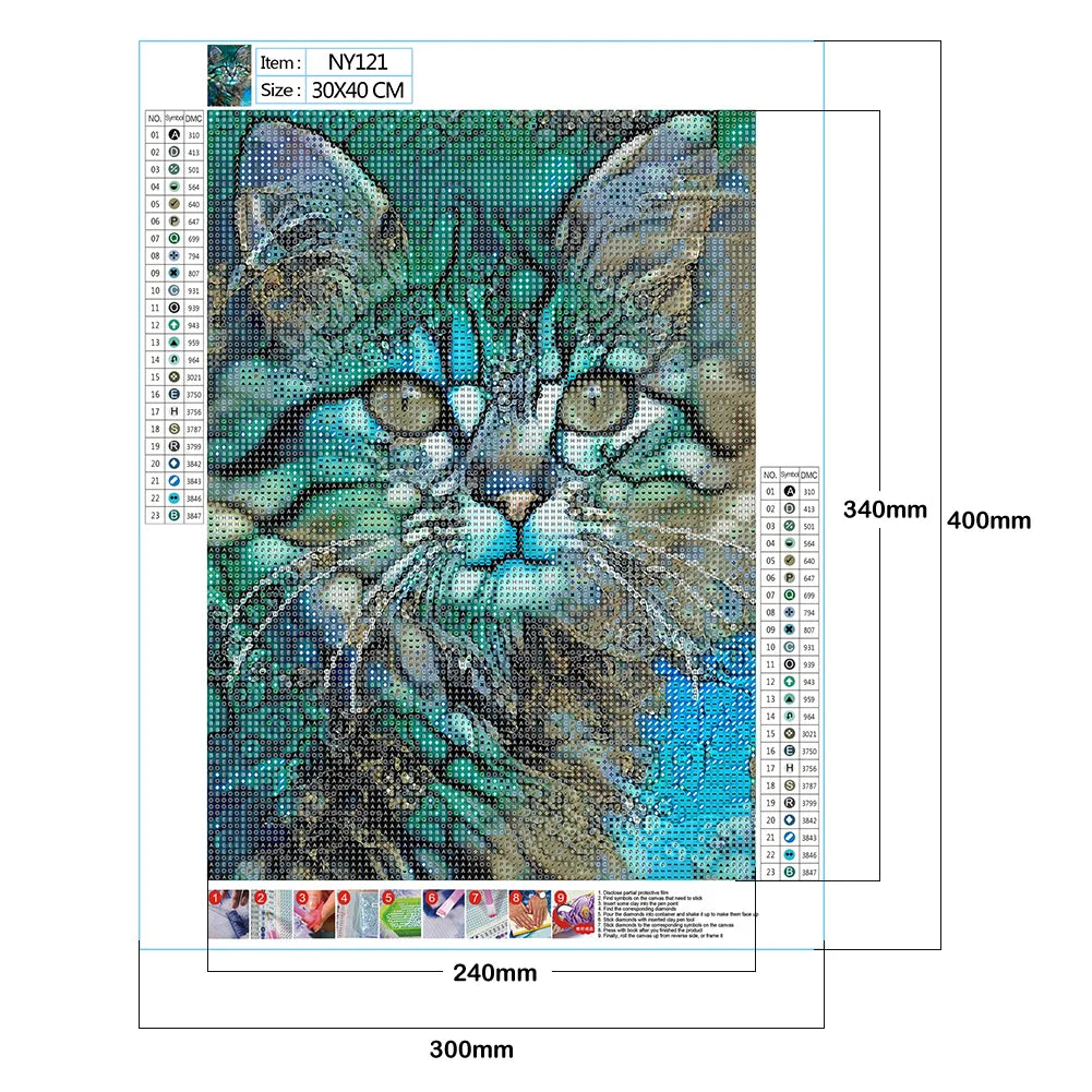 Cat | Diamond Painting