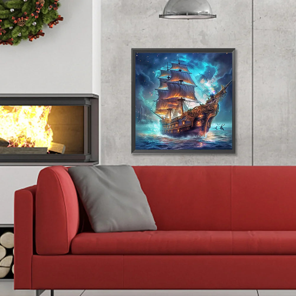 Ship At Sea | Diamond Painting