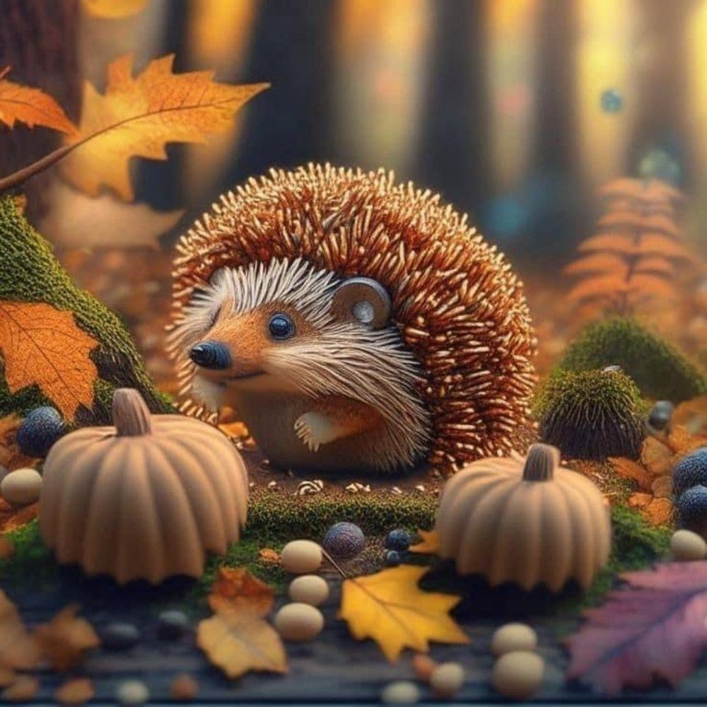 Hedgehog | Diamond Painting