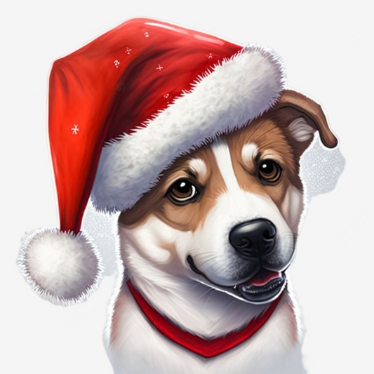 Christmas Dog | Diamond Painting