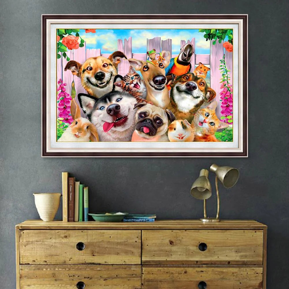 Happy Dogs | Diamond Painting