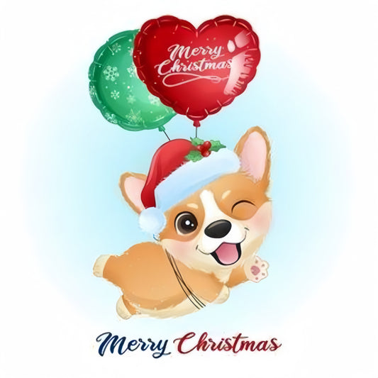 Christmas Dog | Diamond Painting