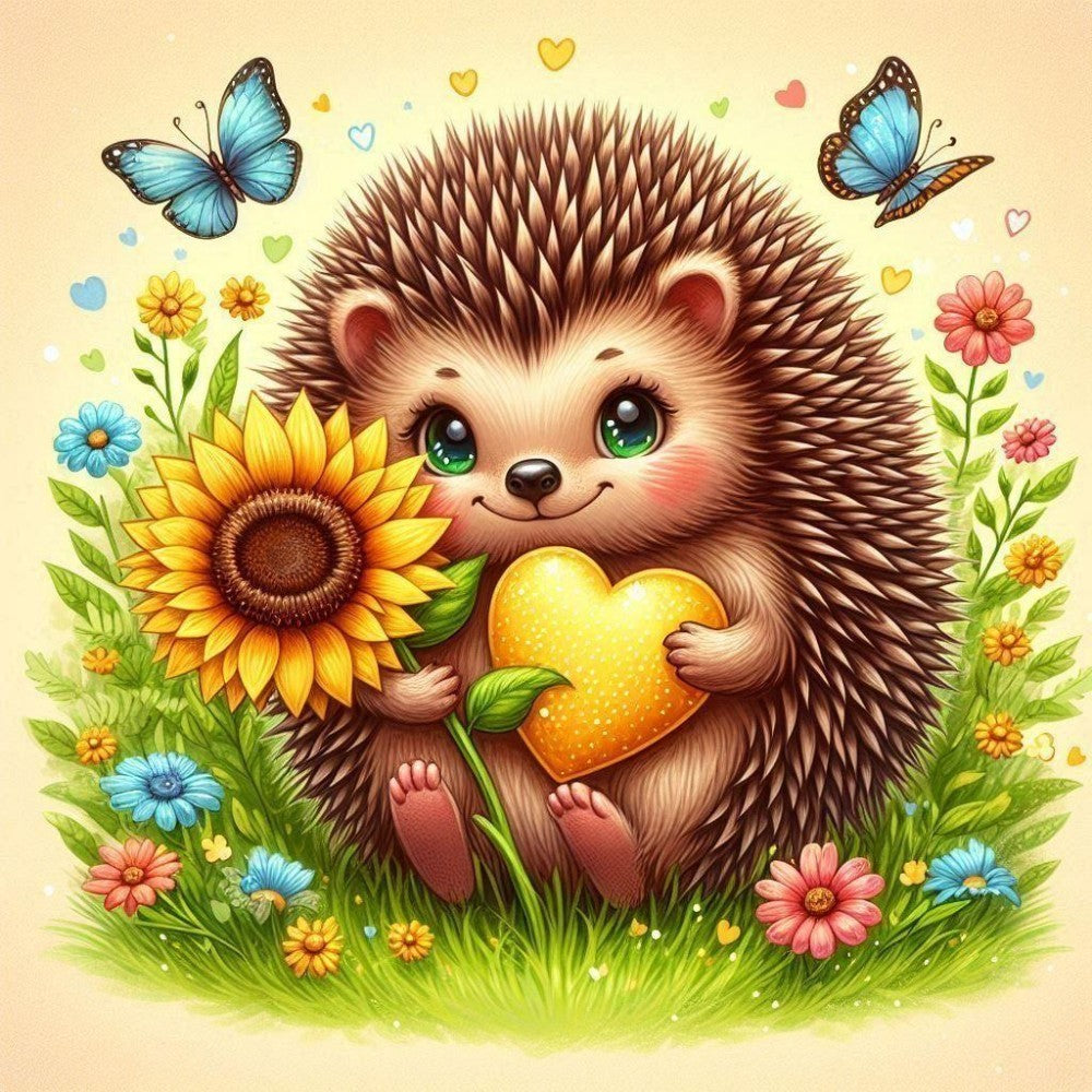 Hedgehog | Diamond Painting