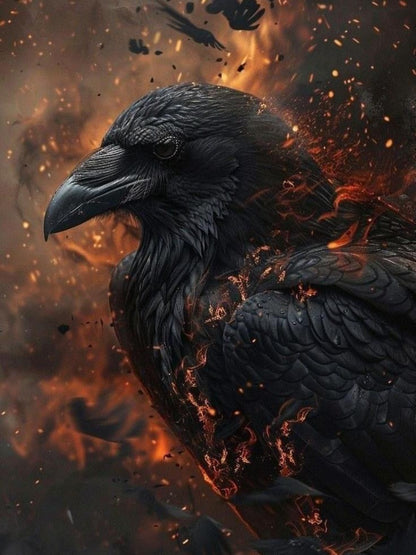 Crow | Diamond Painting
