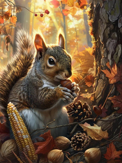 Squirrel | Diamond Painting