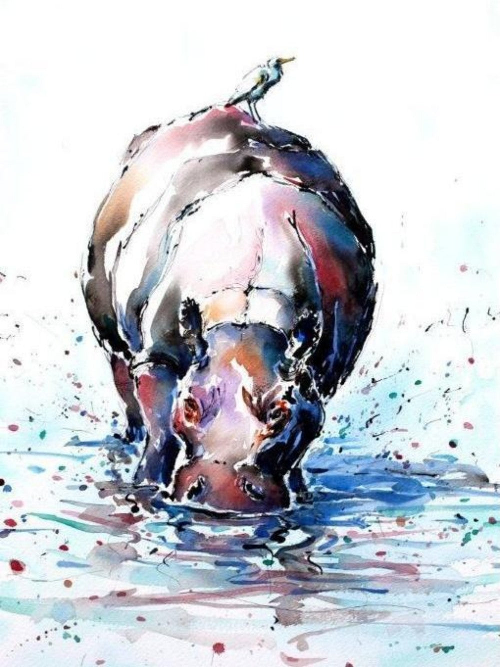Hippo | Diamond Painting