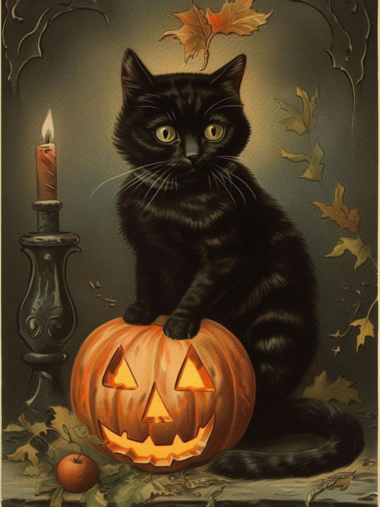 Halloween Cat | Diamond Painting