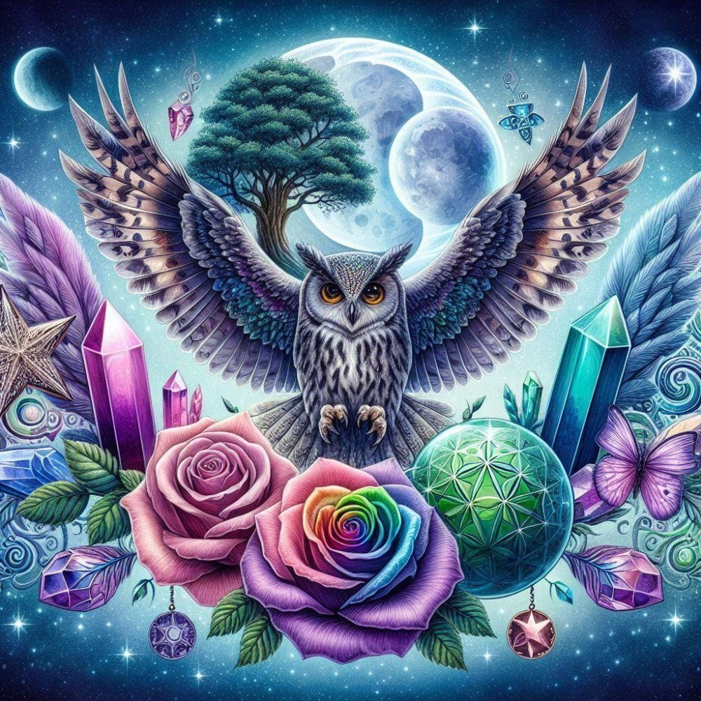 Colorful Owl | Diamond Painting