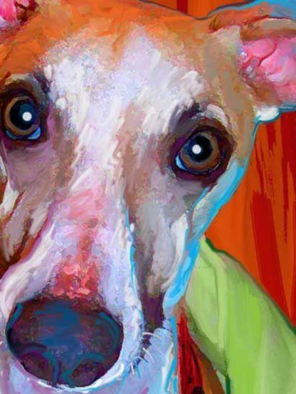 Whippet Dog | Diamond Painting