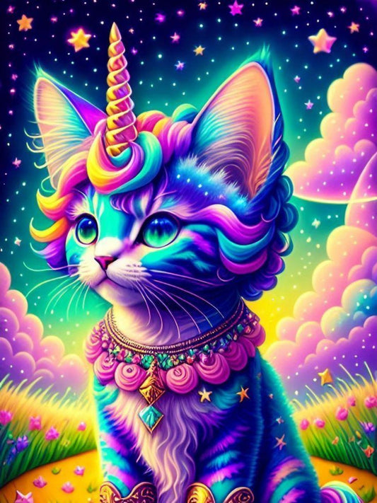 Colorful Cat | Diamond Painting