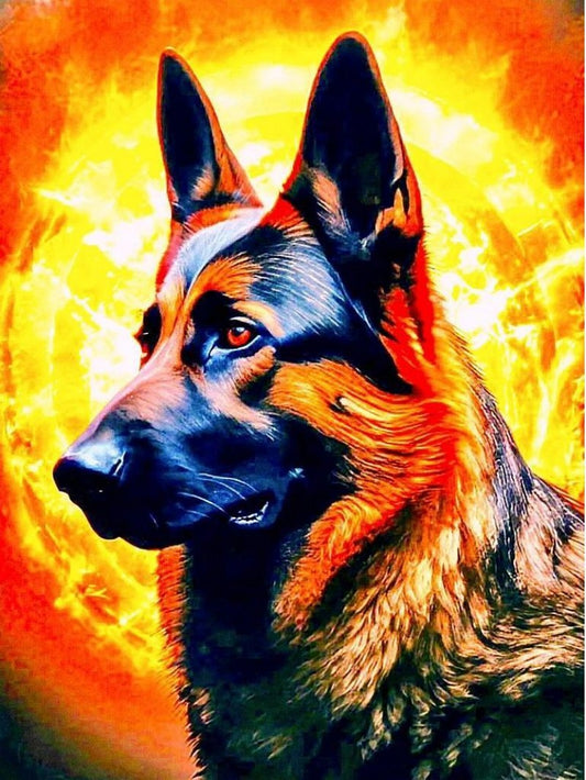 Dog German Shepherd | Diamond Painting