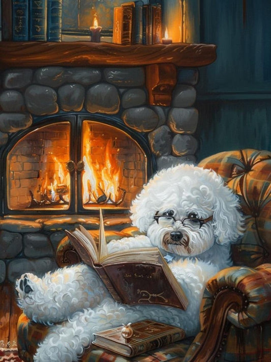 Dog Bichon Frise | Diamond Painting