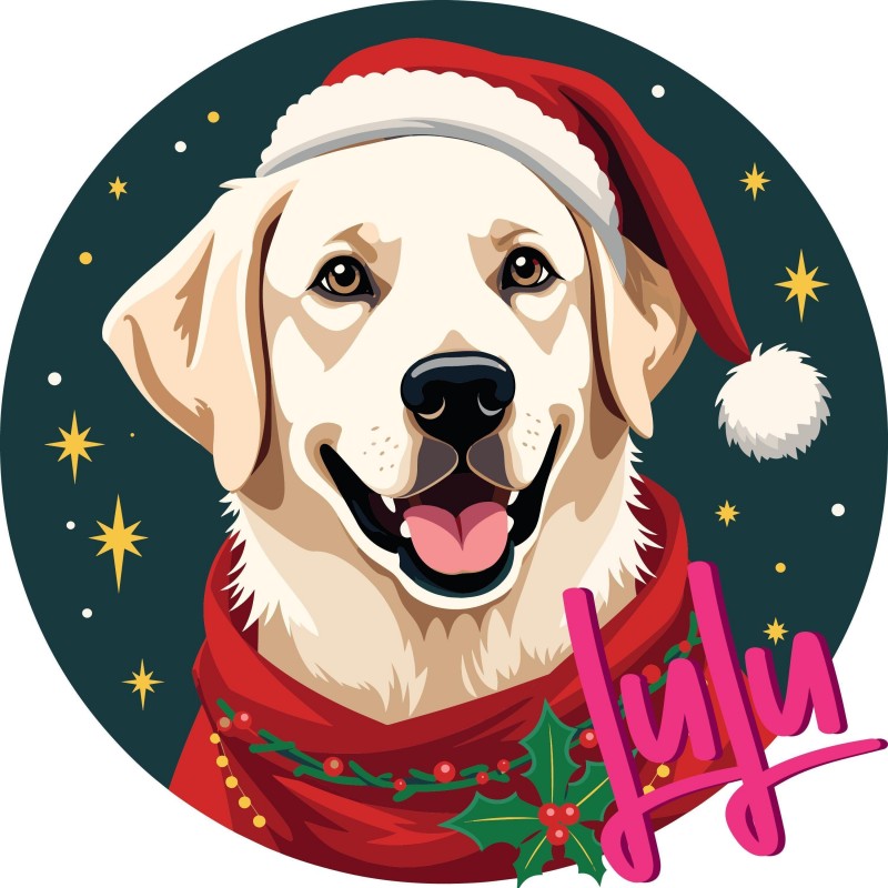Yellow Labrador Dog | Diamond Painting