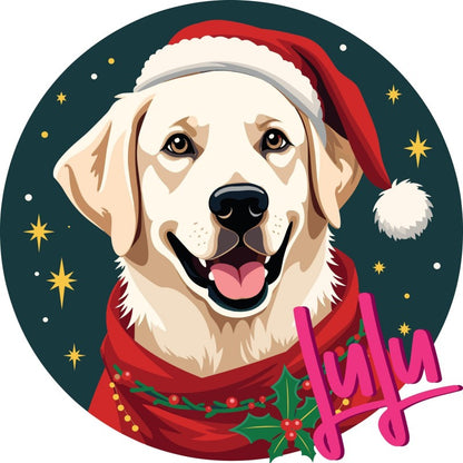 Yellow Labrador Dog | Diamond Painting