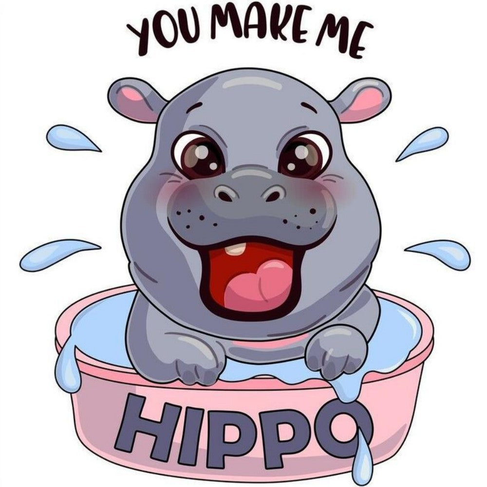 Hippo | Diamond Painting