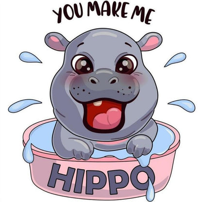 Hippo | Diamond Painting