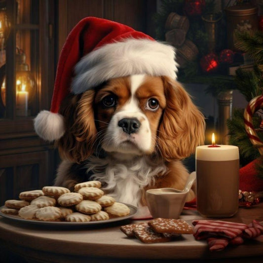 Christmas Dog | Diamond Painting