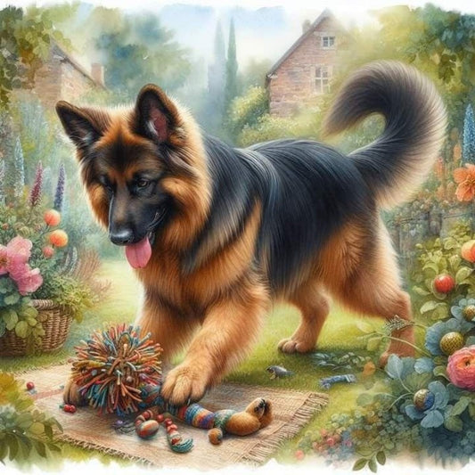 Dog German Shepherd | Diamond Painting