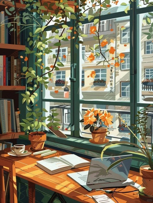Window Landscape | Diamond Painting