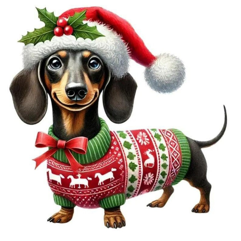 Christmas Dog | Diamond Painting