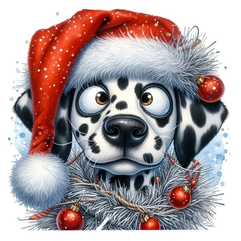 Christmas Dog | Diamond Painting