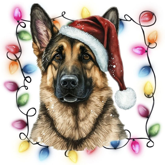 Christmas Dog | Diamond Painting