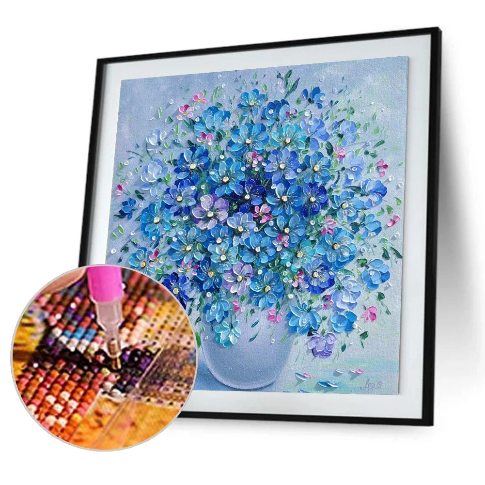 Blue Flower | Diamond Painting