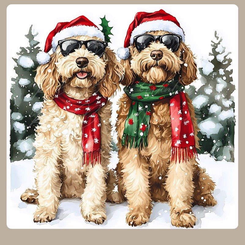 Christmas Dog | Diamond Painting