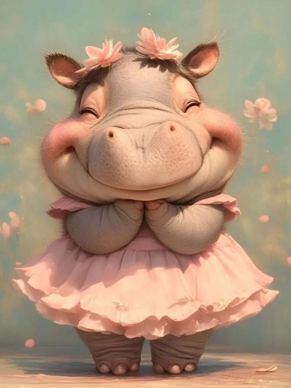 Hippo | Diamond Painting