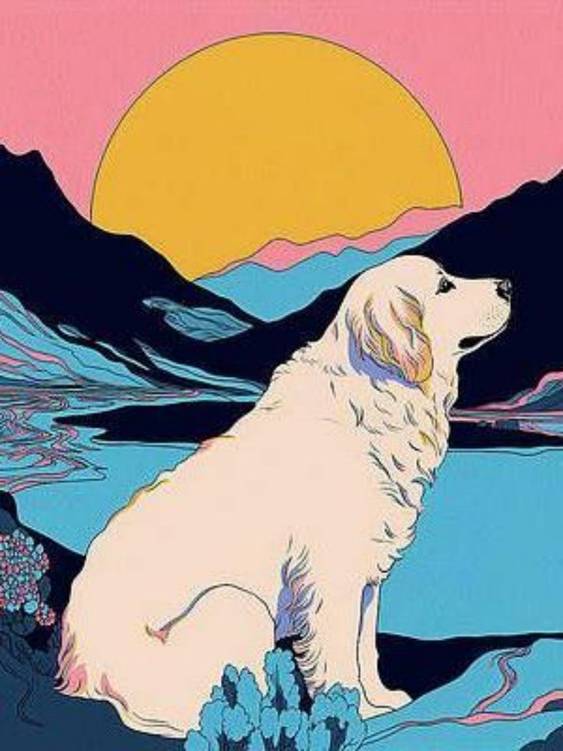Great Pyrenees Dog | Diamond Painting