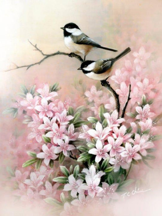 Birds and Flowers | Diamond Painting