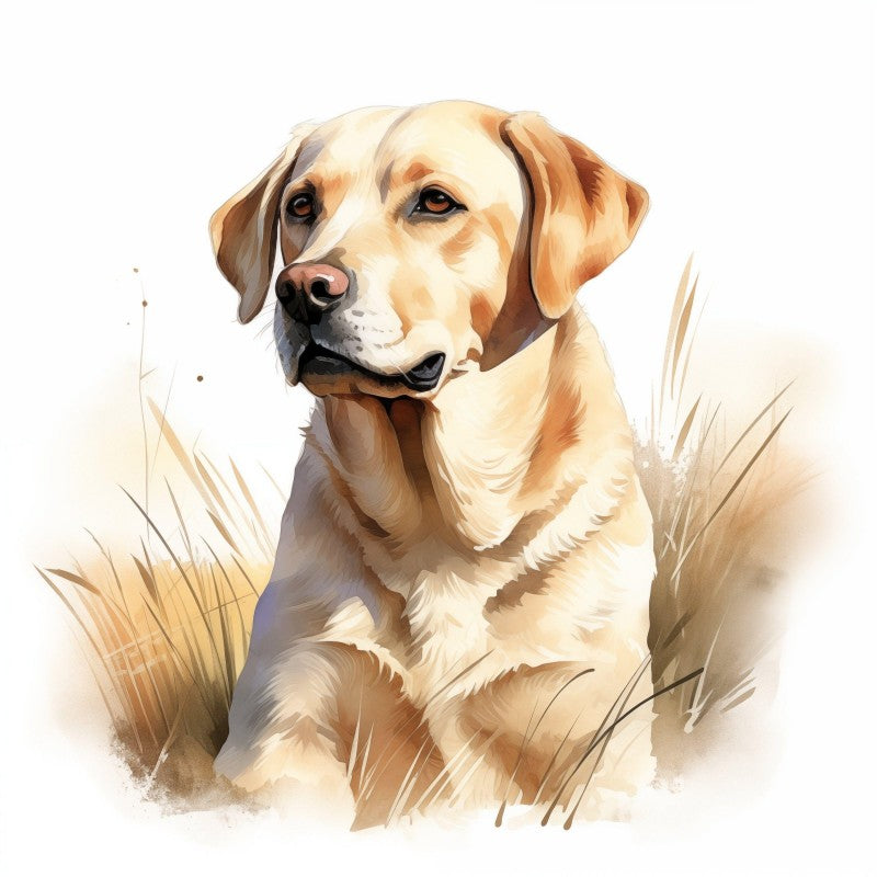 Yellow Labrador Dog | Diamond Painting
