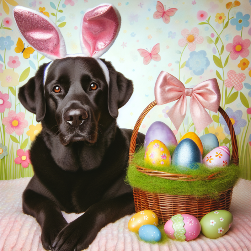 Black Labrador Dog | Diamond Painting
