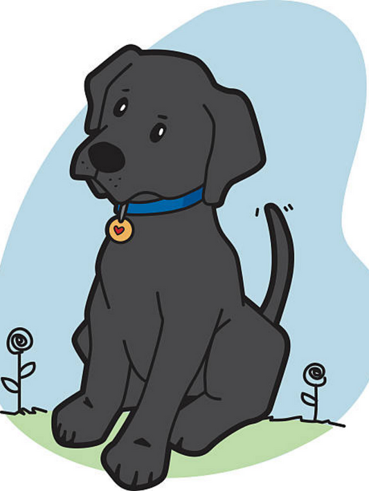 Black Labrador Dog | Diamond Painting
