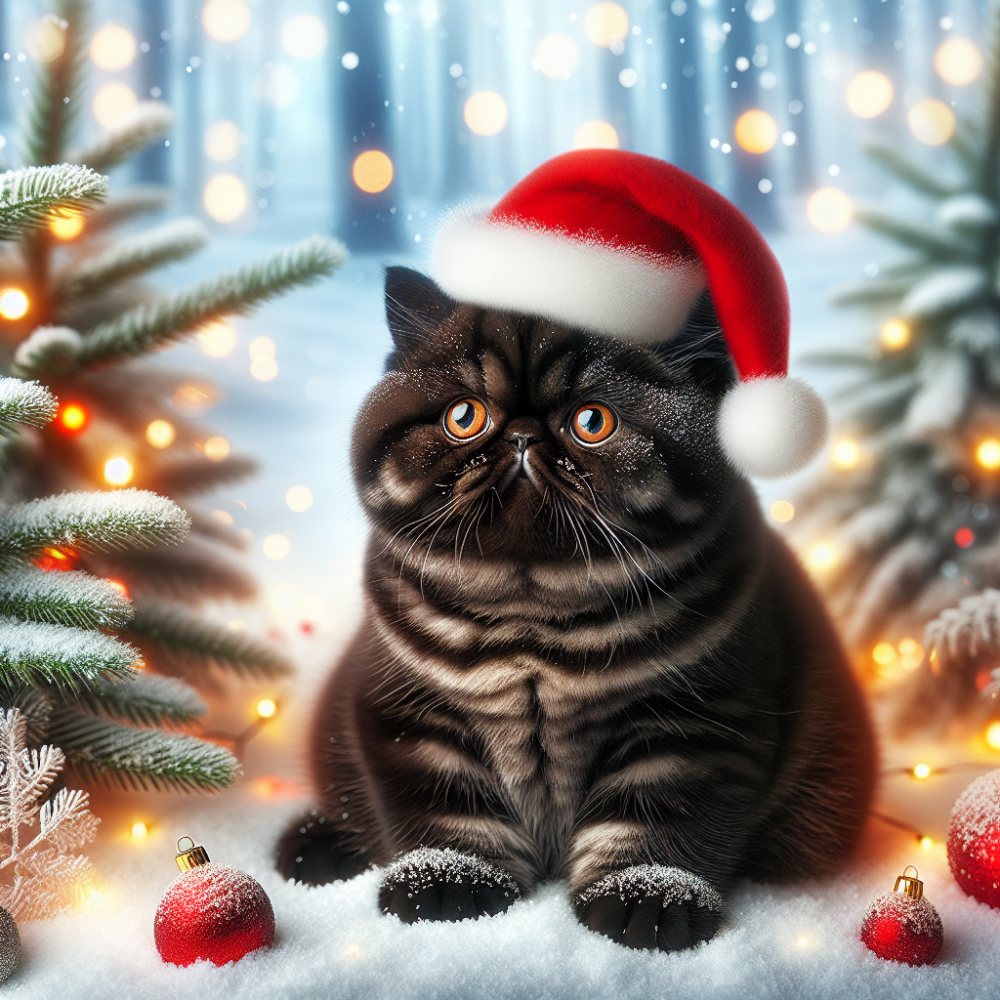 Christmas cat | Diamond Painting