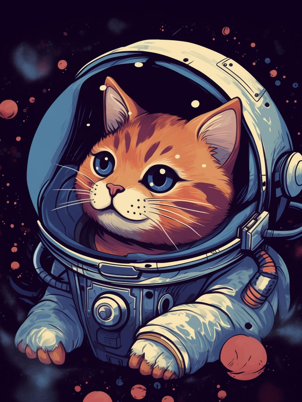 Cats in Space | Diamond Painting