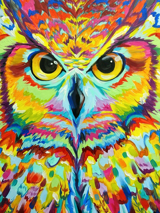 Colorful Owl | Diamond Painting