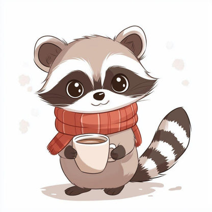 Raccoon | Diamond Painting