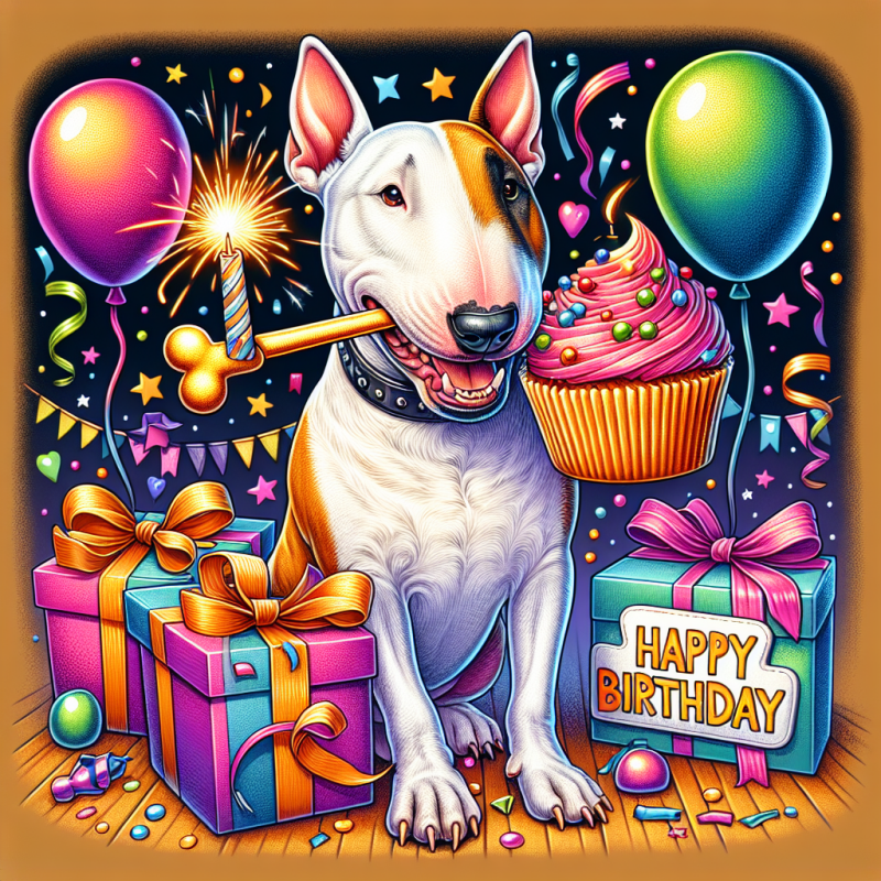 English Bull Terrier Dog | Diamond Painting
