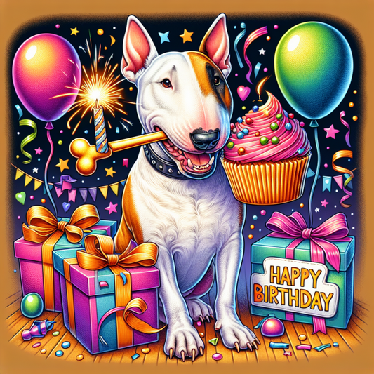 English Bull Terrier Dog | Diamond Painting