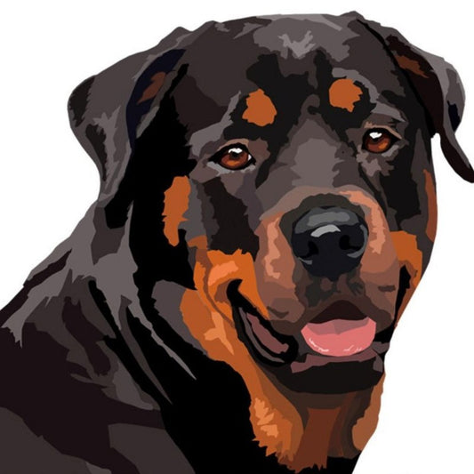 Rottweiler Dog | Diamond Painting