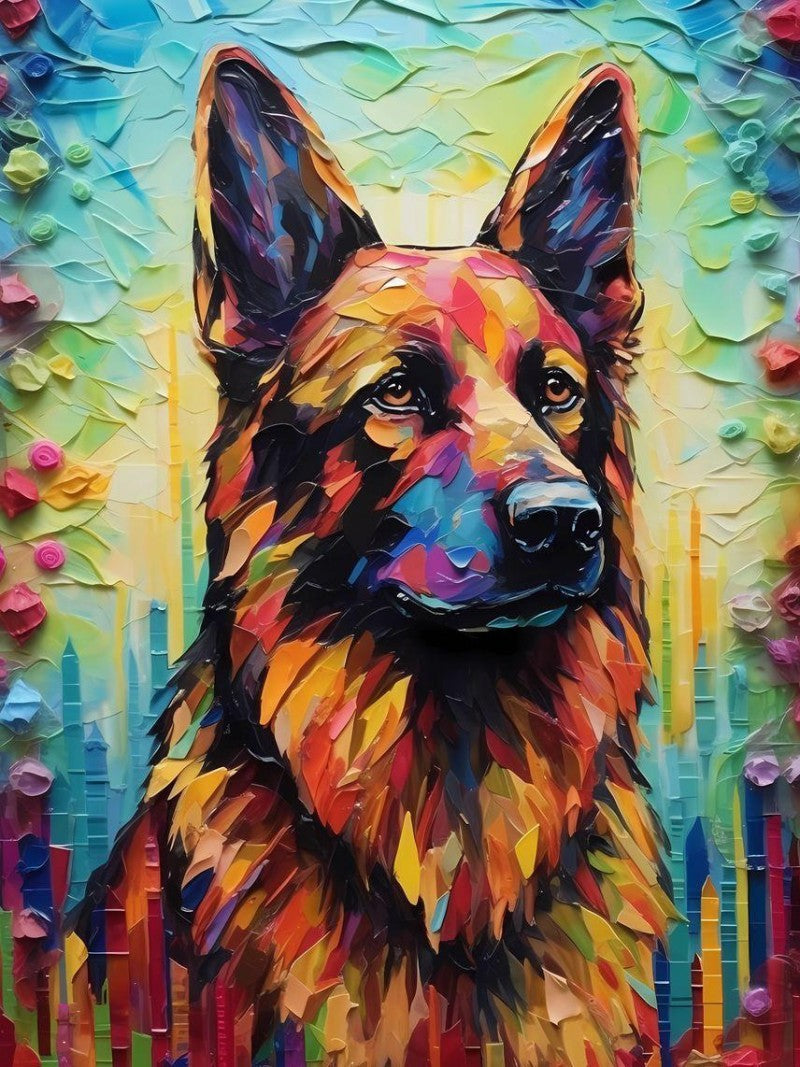 Dog German Shepherd | Diamond Painting