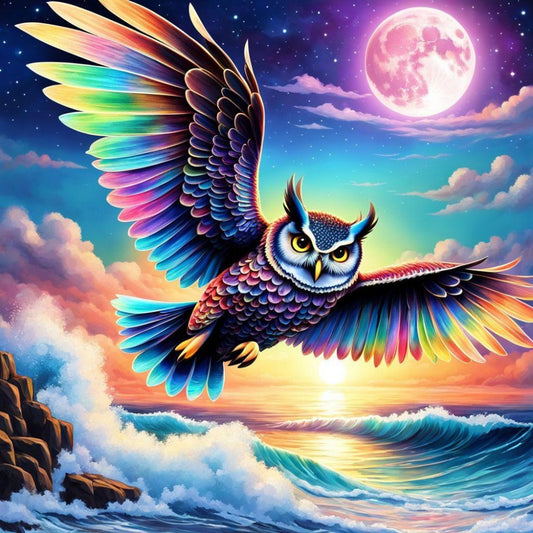 Colorful Owl | Diamond Painting