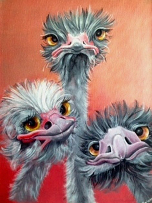 Ostrich | Diamond Painting