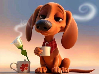 Dachshund Dog | Diamond Painting